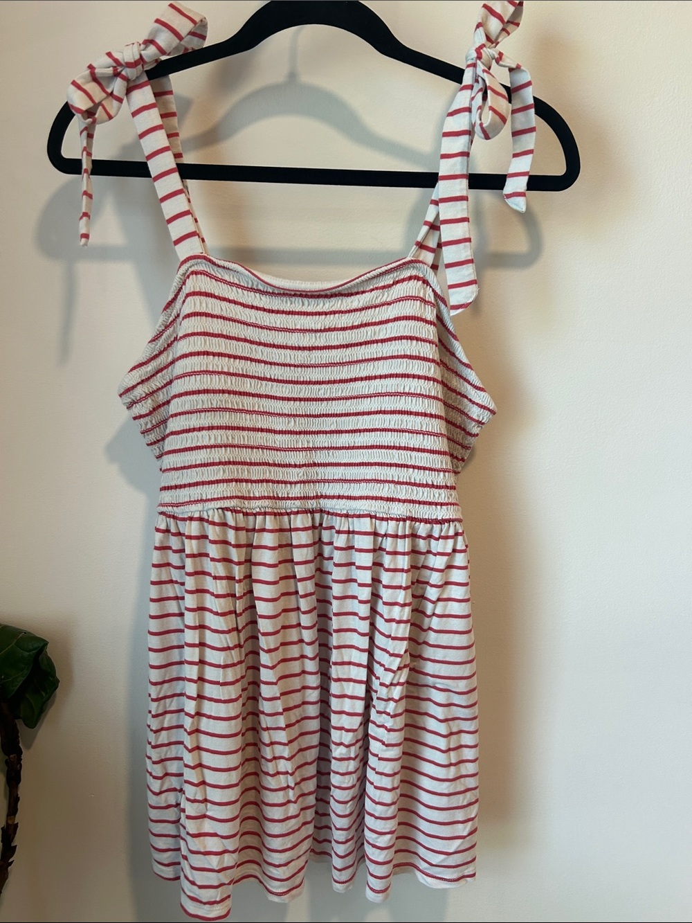 Isabel Maternity by Ingrid & Isabel White Sundress with Red Stripes